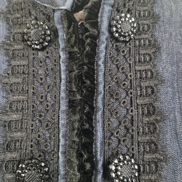 EMMA JAMES STRETCH JEAN JACKET - Picture 3 of 8